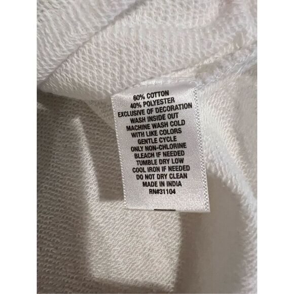 Crown & Ivy striped lightweight sweatshirt Stars and Stripes size Large - Picture 3 of 5